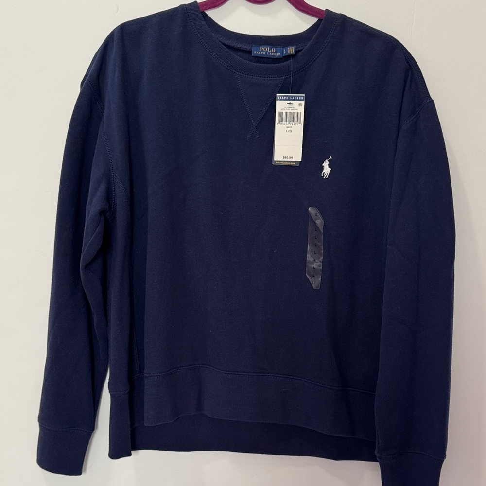 Polo by Ralph Lauren Women’s Deep Blue Crewneck Sweatshirt